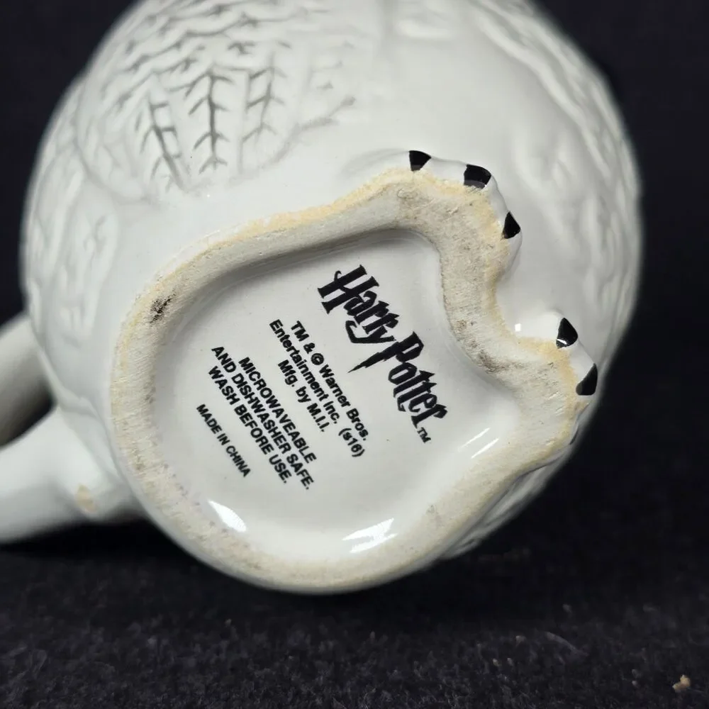 Harry Potter Hedwig Owl Mug Coffee Cup 3D Ceramic Warner Bros. 12 OZ READ